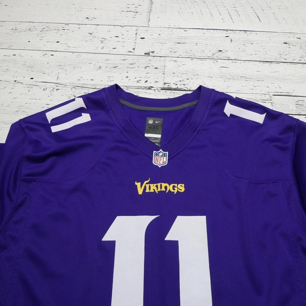 Minnesota‎ Vikings Jersey Mens 4XL Purple NFL Football Nike On Field Custom